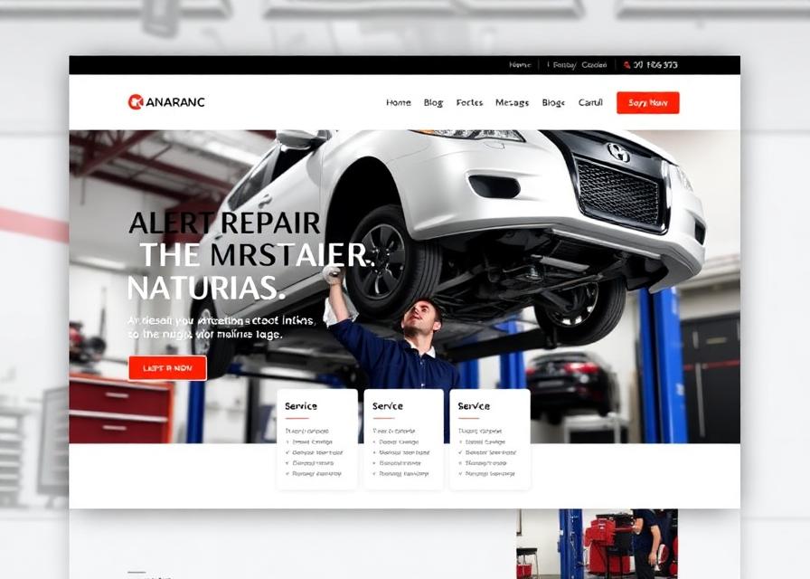 Neighborhood Garage Concept — Auto Repair