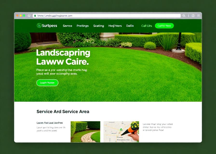 GreenEdge Lawn Care Concept — Home Services